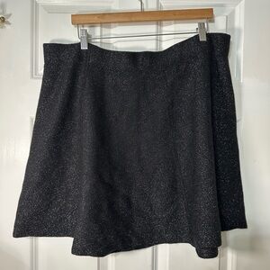 Nine West Black Skater Skirt
